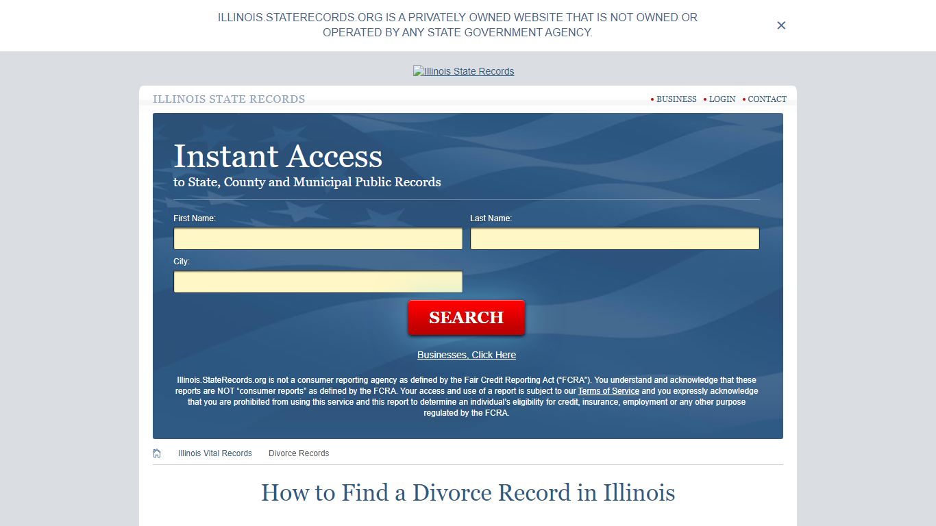 How to Find a Divorce Record in Illinois